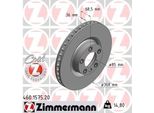 Zimmermann 460.1575.20 - Disco Freno Per Cayenne (9PA), Touareg (7L)