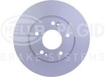 Hella 8DD 355 118-371 - Oe 517122V000 Disco Freno Per Elantra (Md, Ud), Elantra (Ad), I30 (Gd), I30 (Pd), Kona (Os), Veloster (Fs), Ceed (Jd), Ceed (Cd), Pro Ceed (Jd), Seltos (SP2, SP2I)