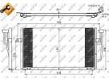 Nrf 35234 - Condensatore Aria Condizionata Oe 30818183 Per S40 I (644), V40 (645)