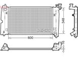 Denso DRM50110 - Oe 164000D200 Radiatore, Raffreddamento Motore Per Avensis (T25), Corolla (E11), Corolla (E12), Corolla Verso (E12)