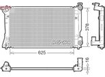Denso DRM50118 - Radiatore Oe 164000H110, Raffreddamento Motore Per Avensis (T25)