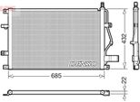 Denso DCN33013 - Condensatore Aria Condizionata Oe 30676602 Per S60 I (384), S80 I (184), S80 Ii (124), V70 Ii (285), V70 Iii (135), XC70 (295)