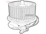 Denso DEA26001 - Soffiatore Interno Oe 6N1819021 Per Arosa (6H), Cordoba (6K), Ibiza (6K), Inca (6K), Caddy Ii (9K), Polo (6N), Polo (6V)
