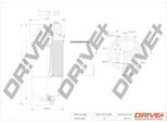 Dr!Ve+ DP1110.13.0033 - Filtro Carburante Per A4 (8D), A4 (8E), A4 (8H), A6 (4B), A3 (8L), Punto, Toledo Ii (1M2), Leon (1M1), Octavia I (1U), Superb I (3U), Bora (1J), Golf Iv (1J), New Beetle, Passat (3B)