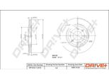 Dr!Ve+ DP1010.11.0415 - Oe 1690 02 Disco Freno, Asse Anteriore Per Berlingo, Xsara, Zx (N2), 206 Cc (2D), 206 (2A/C), 306, 405 Ii, Partner (5, G)