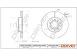 Dr!Ve+ DP1010.11.0853 - Oe 1K0 615 301 K Bremsscheibe, Vorderachse FüR A3 (8P), A3 (8V), Leon (Kl), Leon (5F), Altea (5P), Ateca (Kh), Leon (1P1), Toledo Iii (5P2), Octavia Iii (5E), Octavia Ii (1Z), Octavia Iv (Nx), Superb I (3U), Superb Ii (3T), Yeti (5L), Golf Vi, Golf Vii, Maggiolino (5C), Caddy Iv (Sa), Caddy Iii (2C, 2K), Eos (1F), Golf (BA5, BV5), Golf Plus (5M), Golf Plus (5M), Golf Sports