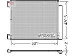 Denso DCN23039 - Condensatore Aria Condizionata Oe 921001829R Con Essiccatore Per Grand Scenic Iv (R9), Megane Iv, Scenic Iv, Talisman