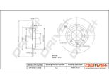 Dr!Ve+ DP1010.11.0104 - Oe 1691 15 Disco Freno, Asse Posteriore Per Saxo, Xsara, Zx (N2), 306, 106 Ii, 206 Cc (2D), 206 (2A/C), 206 (2E/K), 206 Sw (2E/K), 206 Van