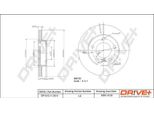 Dr!Ve+ DP1010.11.0514 - Oe 1 160 674 Bremsscheibe, Vorderachse FüR 3Er (E46), 3Er (E36), Z4 (E85), Z3 (E36)