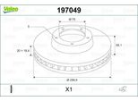 Valeo 197049 - Oe 34 21 6 764 651 Disco Freno, Asse Posteriore Per Serie 3 (E92), Serie 3 (E91), Serie 1 (E81), Serie 1 (E87), Serie 3 (E90), Serie 3 (E93)
