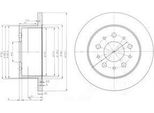 Dr!Ve+ DP1010.11.0234 - Disco Freno Oe 4246 Y7, Asse Posteriore Per Jumper, Ducato, Boxer