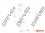 Dr!Ve+ DP1110.11.0158 - Filtro Olio Oe 55588497 Per Mokka X (J13), Zafira Tourer C, Astra J, Astra K, Insignia A (G09), Insignia B (Z18), Meriva B (S10)