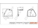 Dr!Ve+ DP1110.14.0009 - Oe 09L 321 371 A Set Di Filtri Idraulici, Cambio Automatico Per A6 (4F), A8 (4E), A4 (8E), A4 (8H), Phaeton (3D)