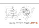 Dr!Ve+ DP1010.11.1646 - Oe 4249 65 Disco Freno Per C4 (La), C4 Ii (Nc), DS4, DS4 (Nx), 308 Cc (4B), 308 I, 308 Sw I
