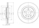 Dr!Ve+ DP1010.11.0283 - Oe 4246 P4 Disco Freno, Assale Posteriore Per C8 (Ea, Eb), Ulysse, 807 (Eb)