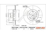 Dr!Ve+ DP1010.11.1051 - Oe 202 421 02 12 Disco Freno, Asse Anteriore Per Classe C (W202)