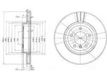 Dr!Ve+ DP1010.11.0832 - Oe 1 166 071 Disco Freno, Asse Anteriore Per Serie 3 (E46), Z4 (E86), Z4 (E85)