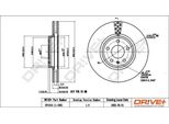 Dr!Ve+ DP1010.11.0561 - Oe 8K0 615 301 A Disco Freno, Asse Anteriore Per A4 (8K), A5 (8T), A5 (8F), Q5 (8R)