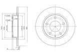 Dr!Ve+ DP1010.11.0056 - Oe 3415598 Disco Freno, Asse Posteriore Per MX-6 (Gd), MX-6 (Ge), Premacy (Cp), Xedos 6 (Ca)