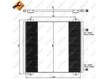 Nrf 35785 - Condensatore Aria Condizionata Oe 7700428315 Per Twingo I (S06), Twingo I (C06)