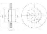 Dr!Ve+ DP1010.11.0618 - Oe 13501308 Bremsscheibe, Vorderachse FüR Malibu (V300), Insignia A (G09)