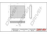 Dr!Ve+ DP1110.12.0222 - Filtro Aria Abitacolo Oe 6R0 819 653 Per A1 (8X), Toledo Iv (KG3), Ibiza (6J, 6P), Fabia Ii (54), Fabia Iii (Nj), Rapid (Nh), Roomster (5J), Polo (6C, 6R)