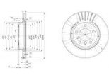 Dr!Ve+ DP1010.11.0780 - Oe 1 164 539 Disco Freno, Asse Anteriore Per Serie 3 (E46), Z3 (E36), Z4 (E85)