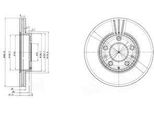 Dr!Ve+ DP1010.11.0810 - Oe G26Y 33 25XA Disco Freno, Asse Anteriore Per 6 (G)