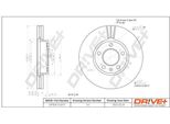 Dr!Ve+ DP1010.11.0375 - Oe 7E0 615 301 D Disco Freno, Asse Anteriore Per T5, T6, Touareg (7L), T4