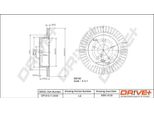 Dr!Ve+ DP1010.11.0434 - Oe 43206 4BA0A Disco Freno, Asse Posteriore Per X-Trail (T31), 350 Z (Z33), Juke (F15), Leaf (ZE0), Qashqai +2 I (J10), X-Trail (T30), Koleos I (Hy)