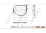 Dr!Ve+ DP1110.12.0257 - Oe 210 830 08 18 Filtro Aria Abitacolo Per Crossfire, Clk (A208), Classe E (W210), Classe E (VF210), Classe E (S210), Slk (R170), Classe C (W202), Classe C (S202), Clk (C208)