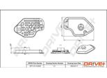 Dr!Ve+ DP1110.14.0029 - Oe 24 11 1 218 899 Filtro Idraulico, Cambio Automatico Per Serie 3 (E36), Z3 (E36), Serie 3 (E46)