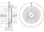 Dr!Ve+ DP1010.11.0372 - Oe 93188378 Disco Freno, Asse Posteriore Per Croma, Signum (Z03), Vectra C (Z02)