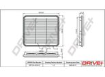 Dr!Ve+ DP1110.10.0415 - Filtro Aria Oe 42 390 022 Per Matiz (M200, M250), Spark (M200, M250)