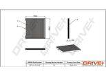 Dr!Ve+ DP1110.12.0135 - Filtro Aria Abitacolo Oe 9713307010 Per I10 (Pa), I10 (Ba, Ia), Picanto (Sa), Picanto (Ta)