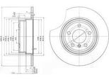 Dr!Ve+ DP1010.11.0191 - Disco Freno Oe 1 164 911, Asse Posteriore Per X5 (E53)