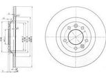 Dr!Ve+ DP1010.11.0202 - Oe 4249 72 Disco Freno, Asse Posteriore Per C5 Iii (Rd), C5 Iii (Rw), 407, 407 Sw (6D, 6E), 508 (8D), 508 (8E), 607 (9D, 9U), Rcz
