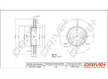 Dr!Ve+ DP1010.11.0628 - Disco Freno Oe 40 20 600 10R, Asse Anteriore Per Duster, Fluence (L3), Grand Scenic Iii (Jz), Laguna Iii, Megane Cc, Megane Iii, Megane Iv, Scenic Iii