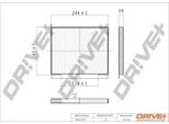 Dr!Ve+ DP1110.12.0179 - Oe 97133 2H001 Filtro Aria Abitacolo Per Bayon (BC3), Elantra (Hd), Elantra (Md, Ud), Elantra (Ad), I20 (Gb, Ib), I20 (BC3, BI3), I30 (Gd), I30 (Pd), Carens Iv, Ceed (Jd), Ceed (Cd), Xceed (Cd), Proceed Van (Cd), Proceed (Cd), Pro Ceed (Jd), Cerato (Bd)