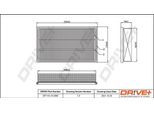 Dr!Ve+ DP1110.10.0690 - Filtro Aria Ac Oe 2W93 9601 Per S-Type (X200), Xf (X250), Xj (X350, X358), Xj (X351)