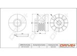 Dr!Ve+ DP1110.13.0318 - Oe 3559103 Kraftstofffilter FüR Berlingo, C-Elysee (Dd), C3 Aircross Ii (2C, 2R), C3 Iii (Sx), C4 Cactus, C4 Iii (Ba, Bb, Bc), C4 Spacetourer (3D), C5 Aircross (A), C4 (3A, 3E), DS3 (U), DS4 Ii (F), DS7 (J), Combo (K9), Corsa F, Crossland X, Grandland X, 308 Ii, 308 Iii, 308 Sw Ii, 5008 Ii, 508 (F), Partner (K9), Rifter, 2008 I (Cu), 2008 Ii (U), 208 I (Ca, Cc), 208 Ii (U),