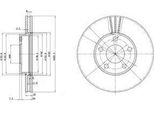 Dr!Ve+ DP1010.11.0707 - Oe 8E0 615 301 A Disco Freno, Asse Anteriore Per Passat (3B)