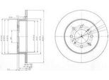Dr!Ve+ DP1010.11.0260 - Oe 42510 S5A 000 Disco Freno, Asse Posteriore Per Civic Vii