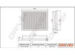Dr!Ve+ DP1110.10.0593 - Filtro Aria Oe 165461HC2A Per Micra Iv (K13), Note (E12)