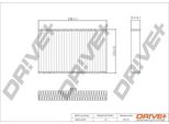 Dr!Ve+ DP1110.12.0194 - Filtro Aria Abitacolo Oe 271T2 00A00 Per Juke (F15), Pulsar, Fluence (L3)