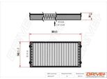 Dr!Ve+ DP1110.12.0177 - Oe 64 11 6 945 594 Filtro Aria Abitacolo Per X5 (E70), X5 (F15, F85), X6 (E71), X6 (F16)