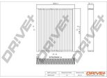 Dr!Ve+ DP1110.12.0193 - Oe 13271407 Filtro Abitacolo Per Meriva (X03)