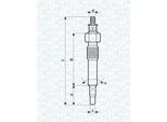 Magneti Marelli 062583202304 - Candeletta Per Vectra B (J96), Combo (71)