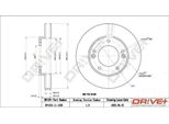 Dr!Ve+ DP1010.11.1359 - Oe 51712 3E000 Disco Freno, Assale Anteriore Per Sorento I (Jc)