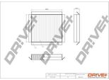 Dr!Ve+ DP1110.12.0197 - Oe 163 835 01 47 Filtro Aria Abitacolo Per Classe M (W163)